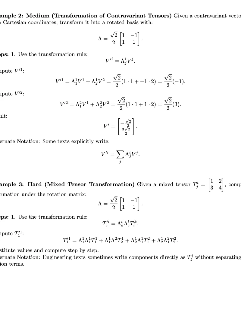 Index & Tensor Notation Crash Course AI SAMPLE for Comparison product image (4)