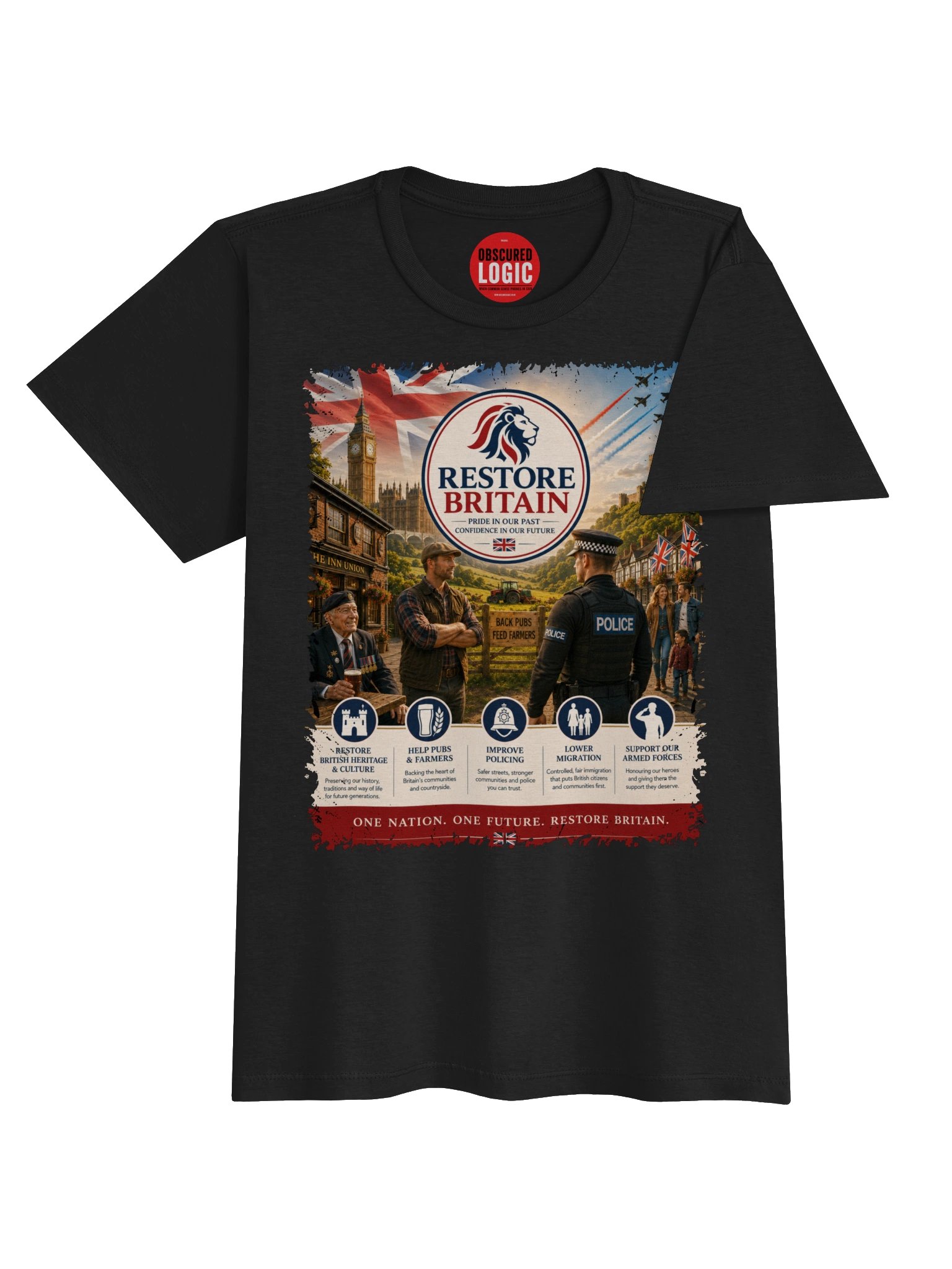 Restore Britain Graphic Tee product image (5)