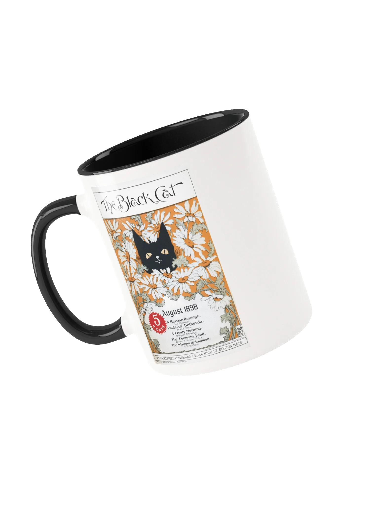 Vintage Black Cat Magazine Mug product image (53)