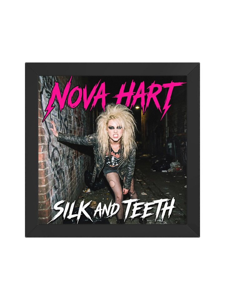 SILK AND TEETH — Framed Album-Cover Wall Art (Nova Hart) product image (3)