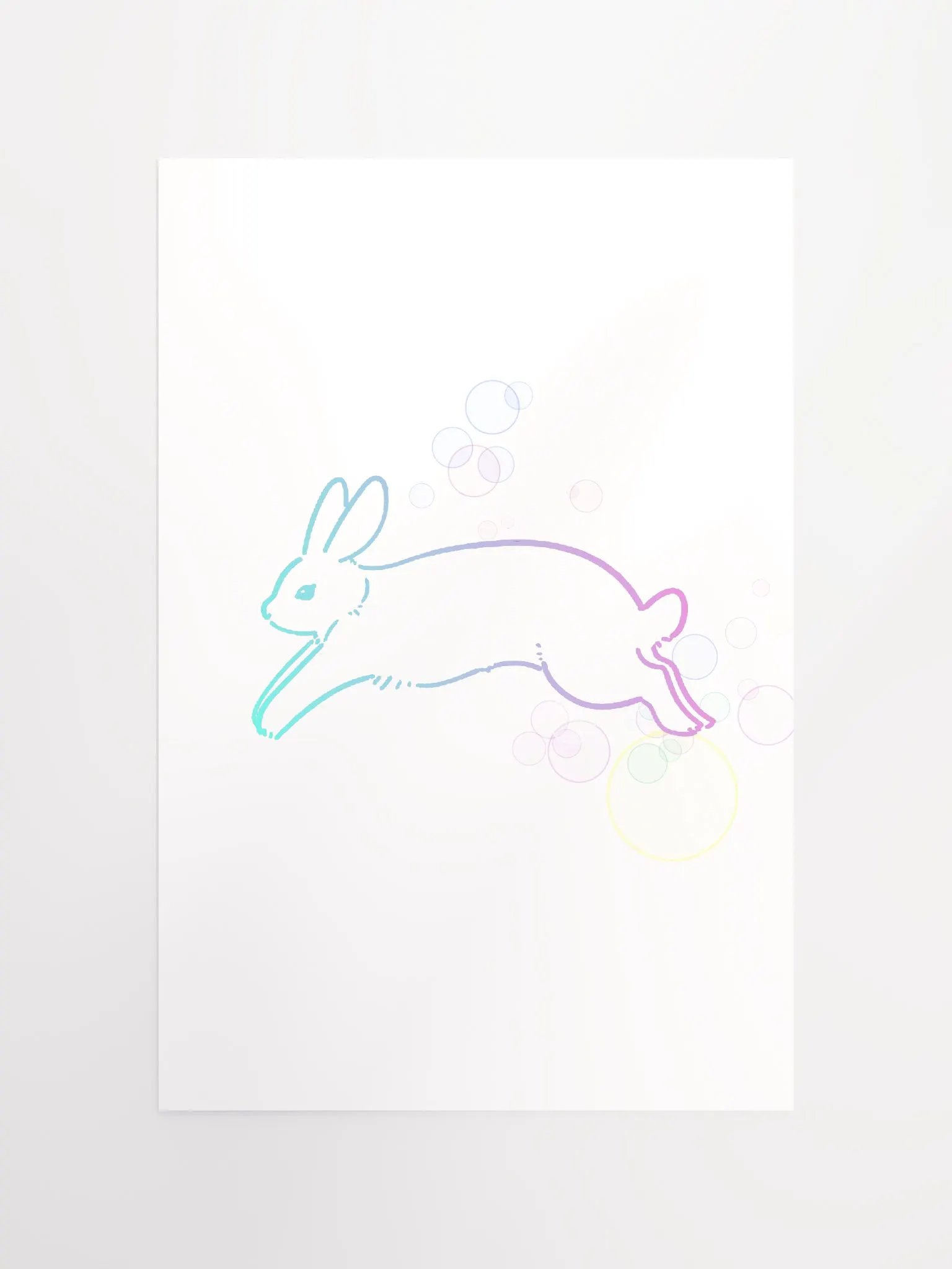 Bubble Bunny Poster product image (10)
