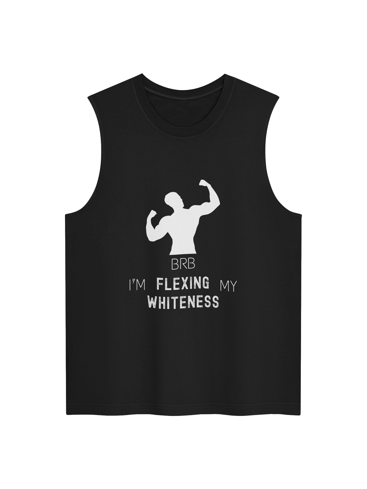 Flexing My Whiteness - Unisex Sleeveless Tee product image (1)