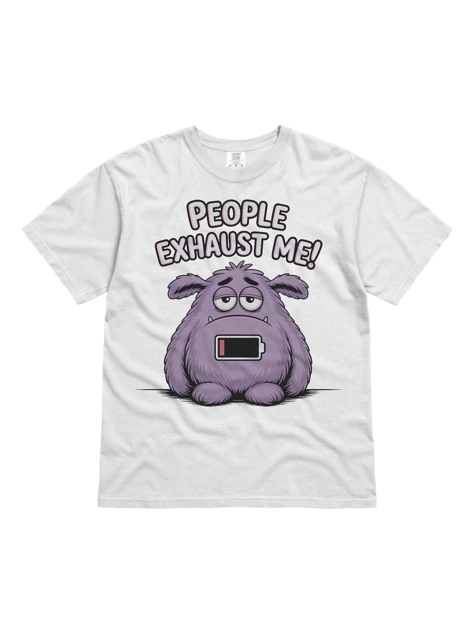 Fun and Quirky Monster Cartoon Mascot Tee for Casual Wear product image (1)