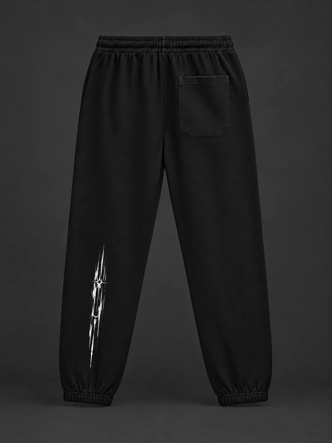 BLAVK NOCTURNE Angel Graphic Joggers — Black product image (3)