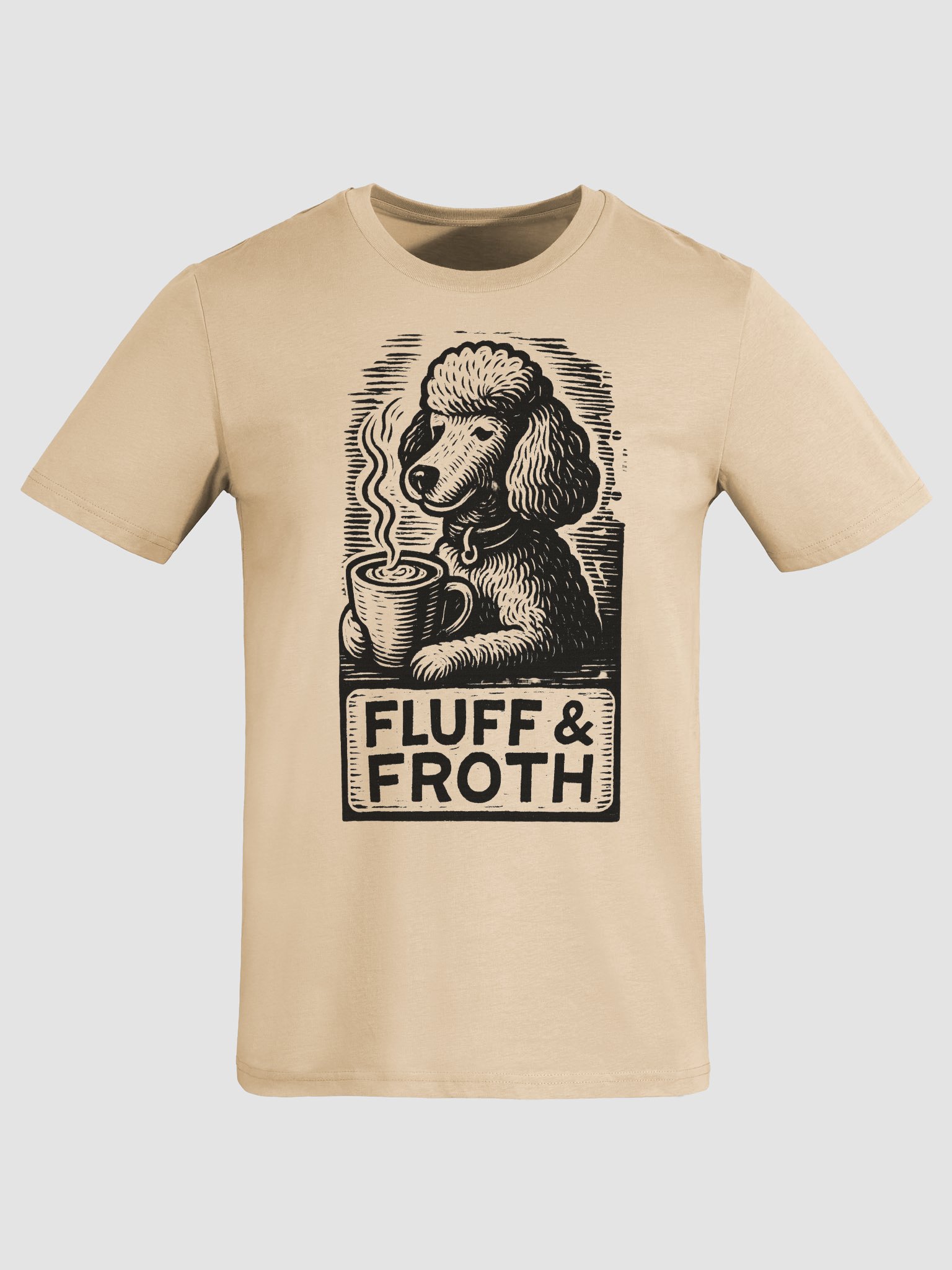 Fluff and Froth Organic T-Shirt product image (5)