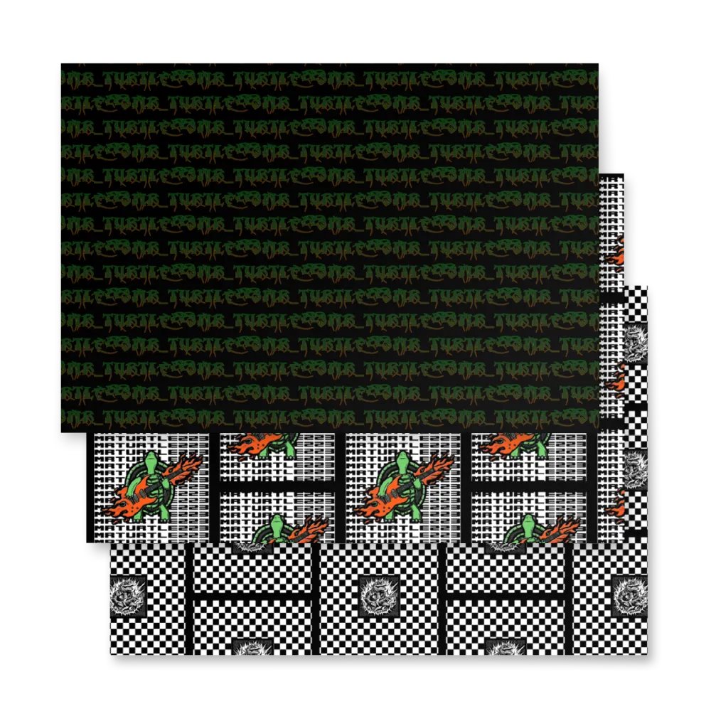 Mr turtle logo wrapping paper product image (4)