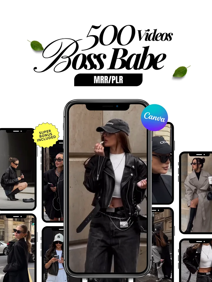 500 BOSSBABE Faceless Reels (MRR Included) product image (1)