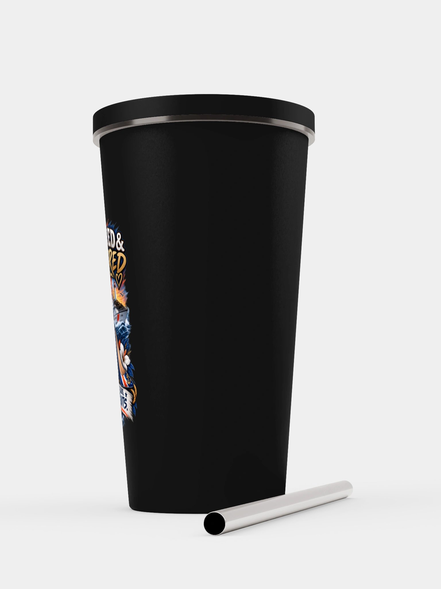 Coast Guard Tumbler - She Never Quits product image (5)