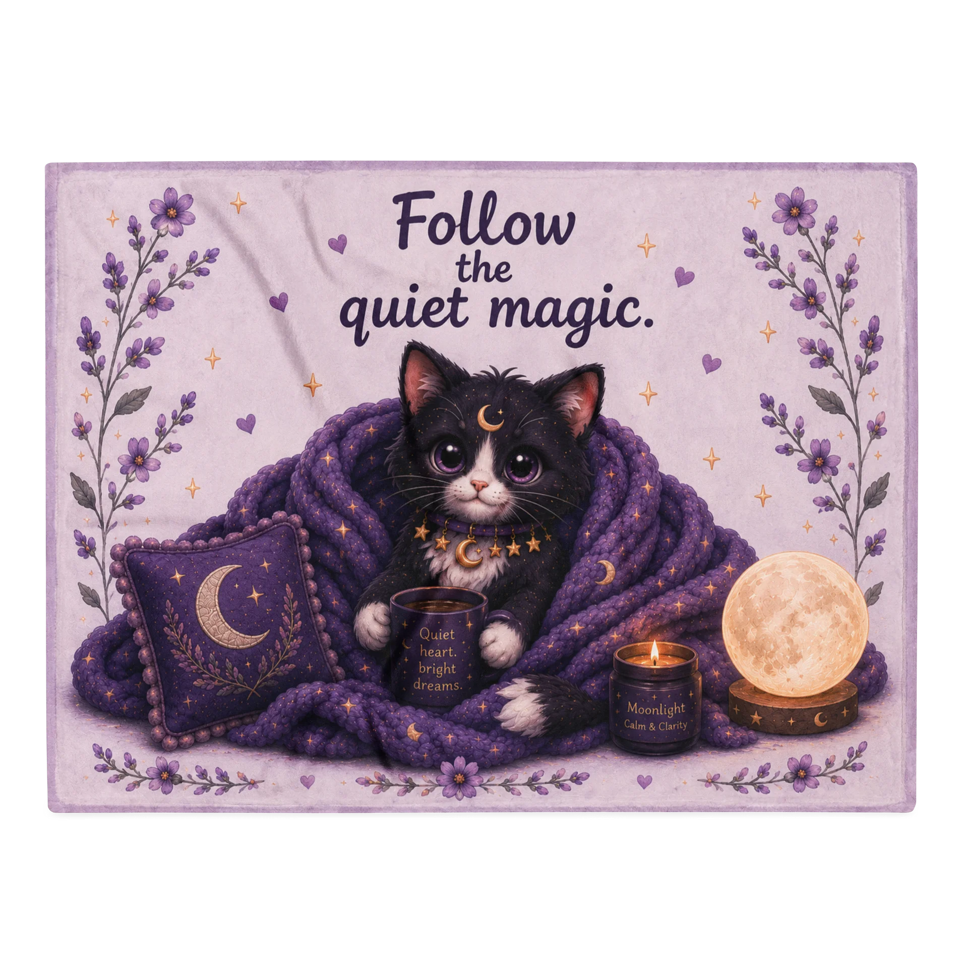 Luna Follow the Quiet Magic Throw Blanket product image (2)