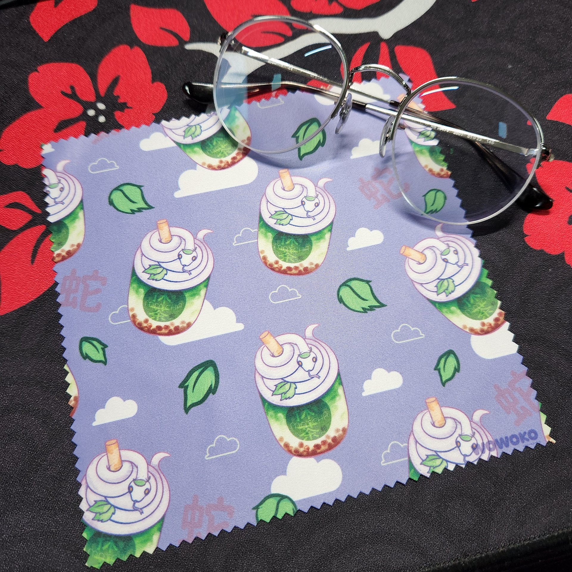 Micro Fiber Cloth - Zodiac Drinks - Matcha Snake Green Tea product image (1)