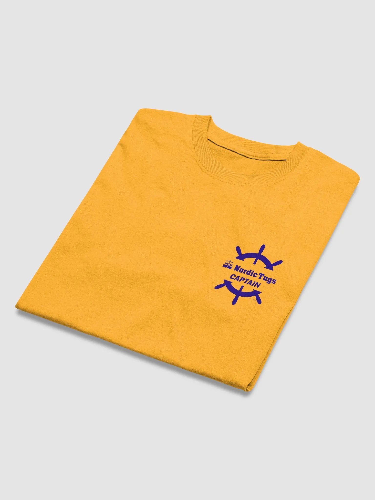 Nordic Tug Captain - T-Shirt - Light Shirt w/Blue Logo product image (6)