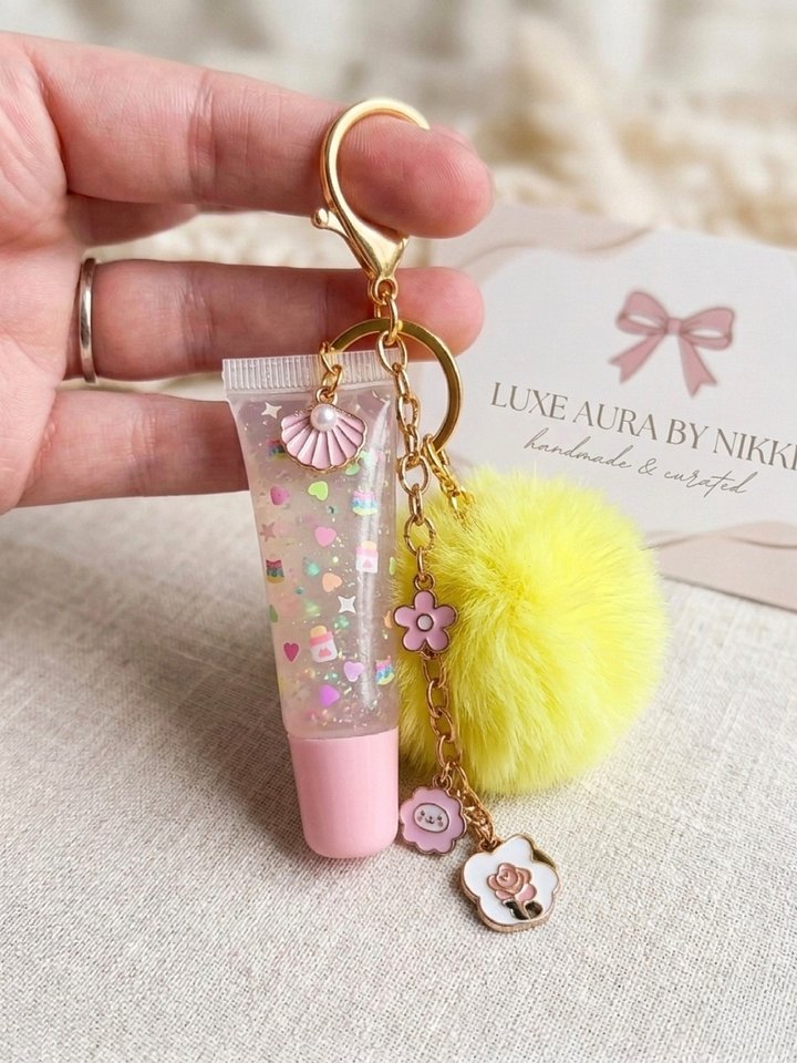 Lip Gloss Charm Keychain product image (1)