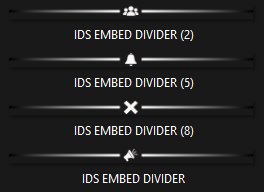 Misty Embed Divider Bars product image (1)