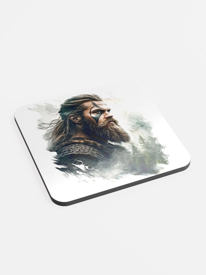 Glossed Cork Coaster - Viking product image (2)