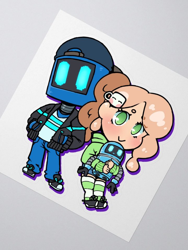 Don Meg & Otto Snuggle Chibi Sticker product image (2)