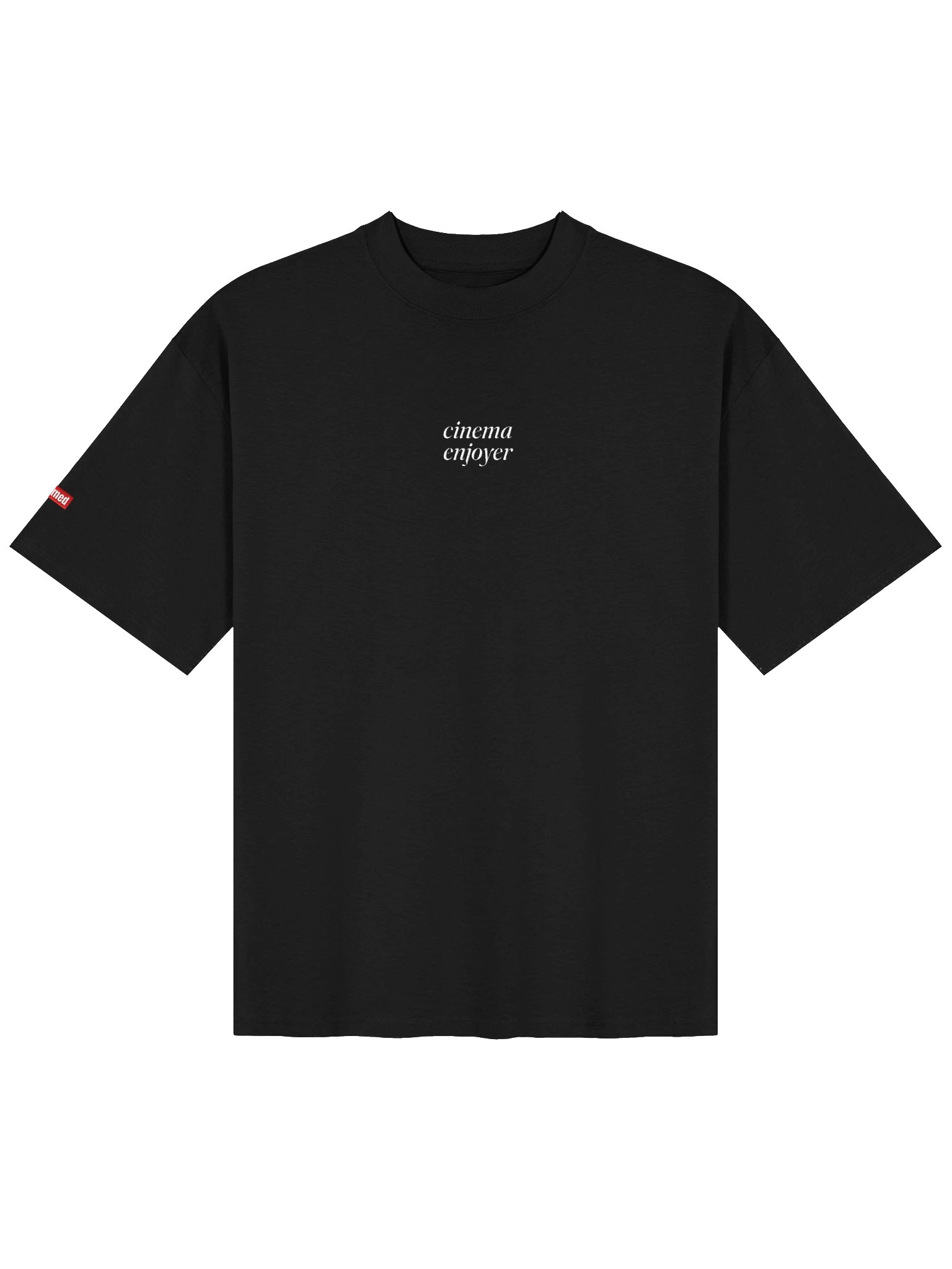'Cinema Enjoyer' Embroidered Oversized T-Shirt product image (1)