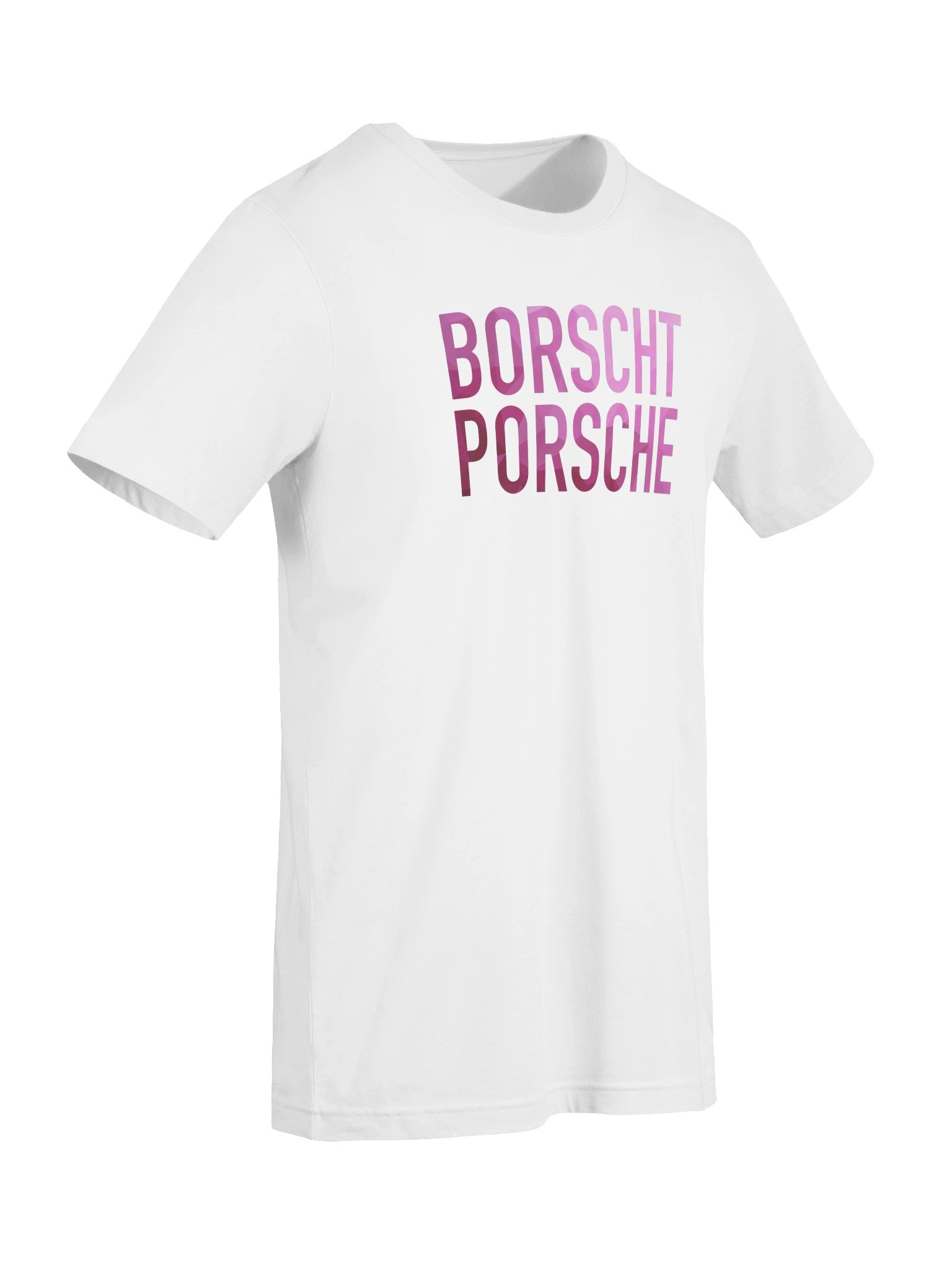 Classic Pink Borscht Porsche T-Shirt (white) product image (7)