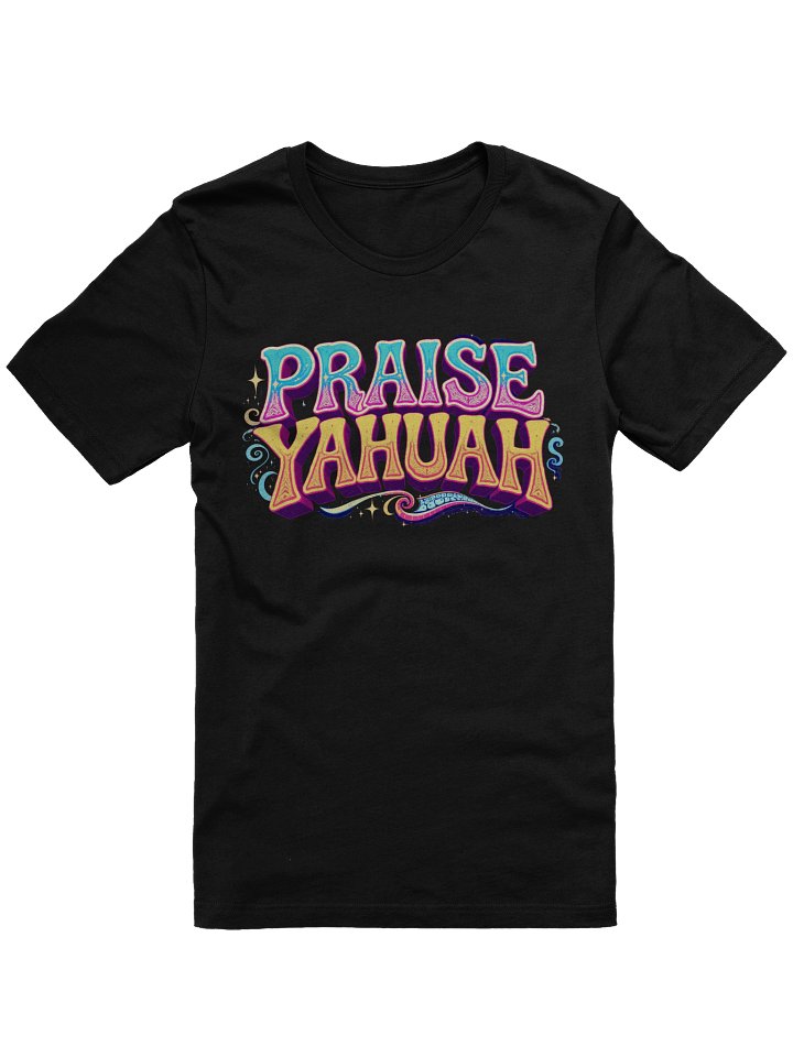 PRAISE YAHUAH Retro Style T-Shirt | Vintage Inspired Hebrew Faith Apparel | Premium Soft Tee product image (1)
