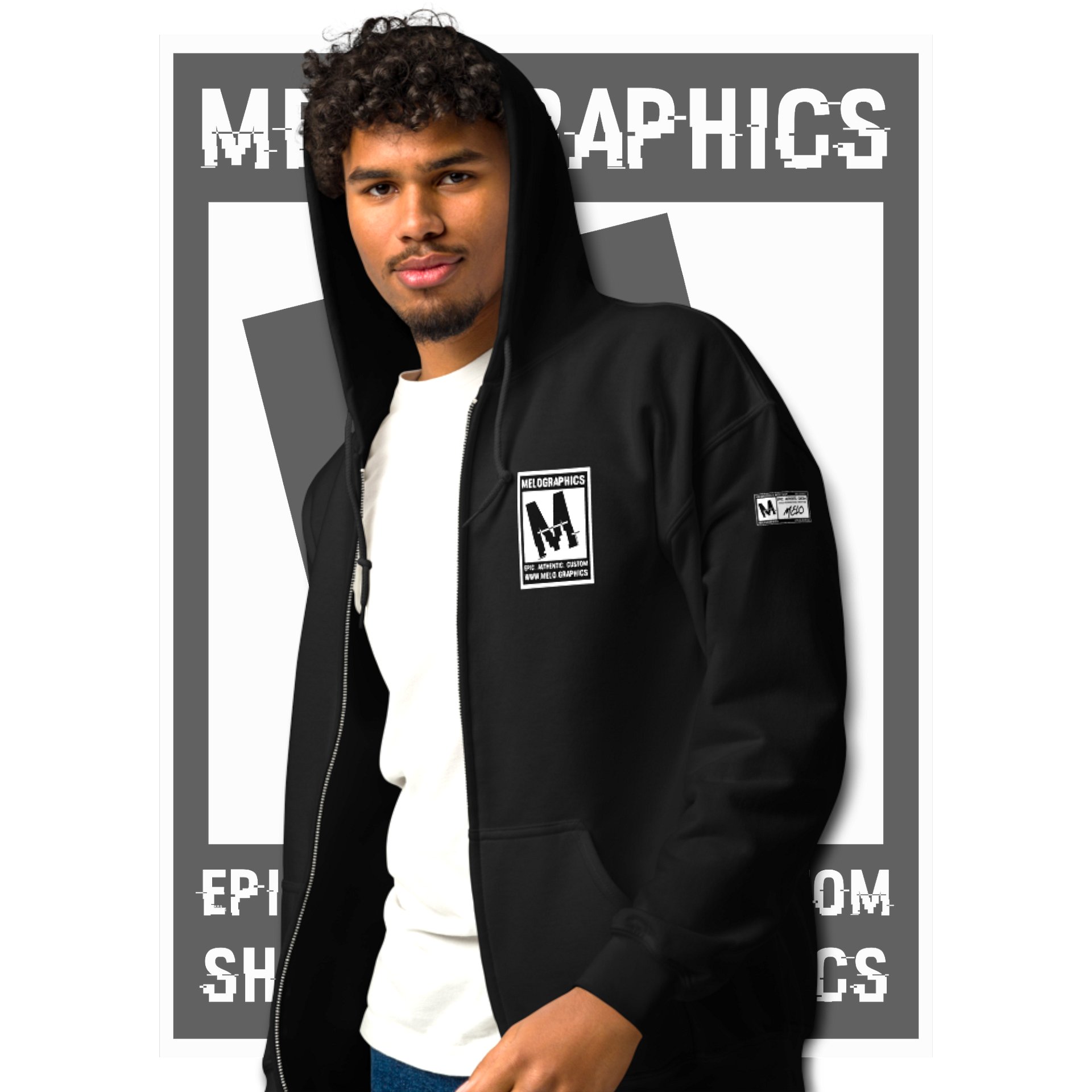 MELOGRAPHICS - Classic Zip Hoodie | #MadeByMELO product image (1)