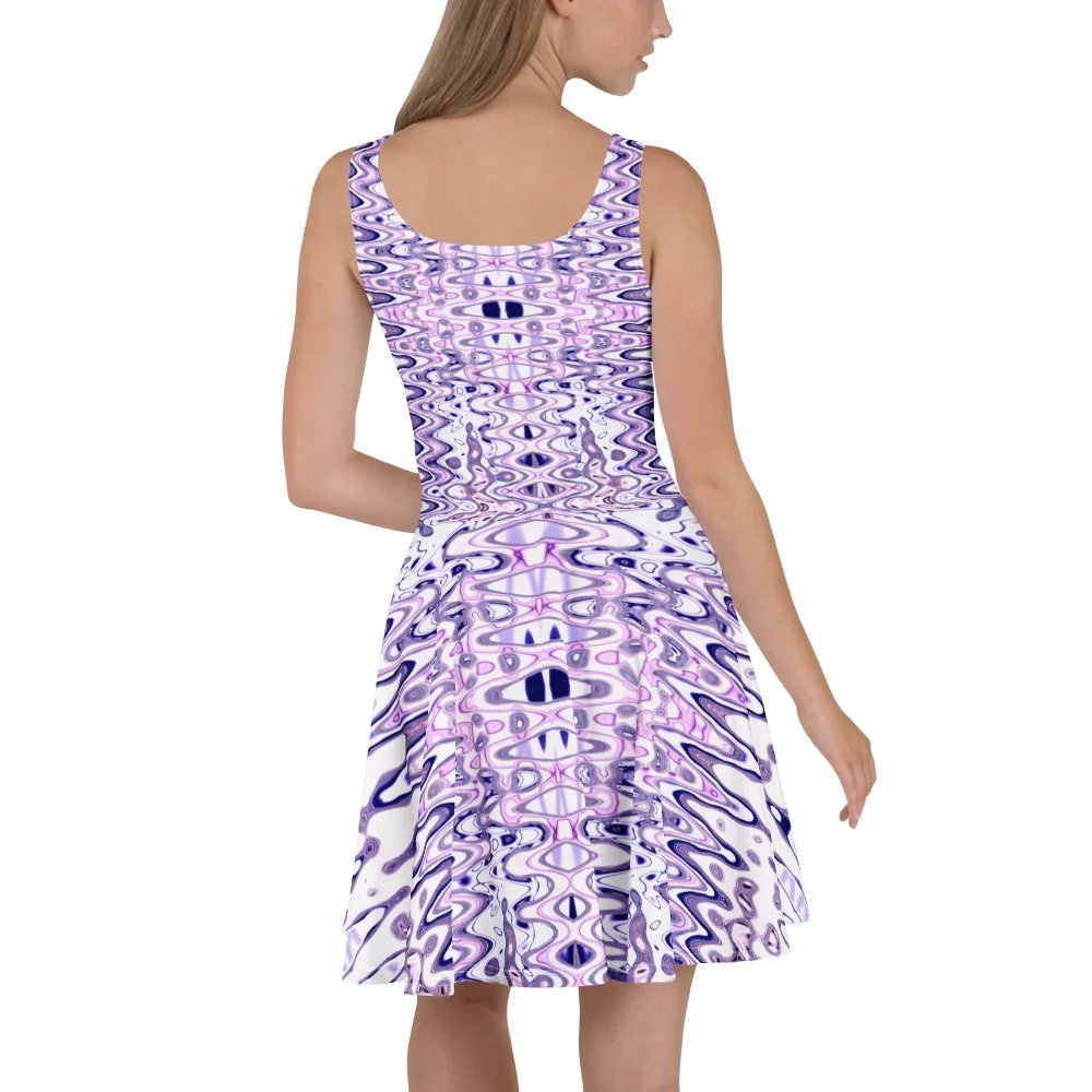 Violet Vortex Skater Dress product image (4)