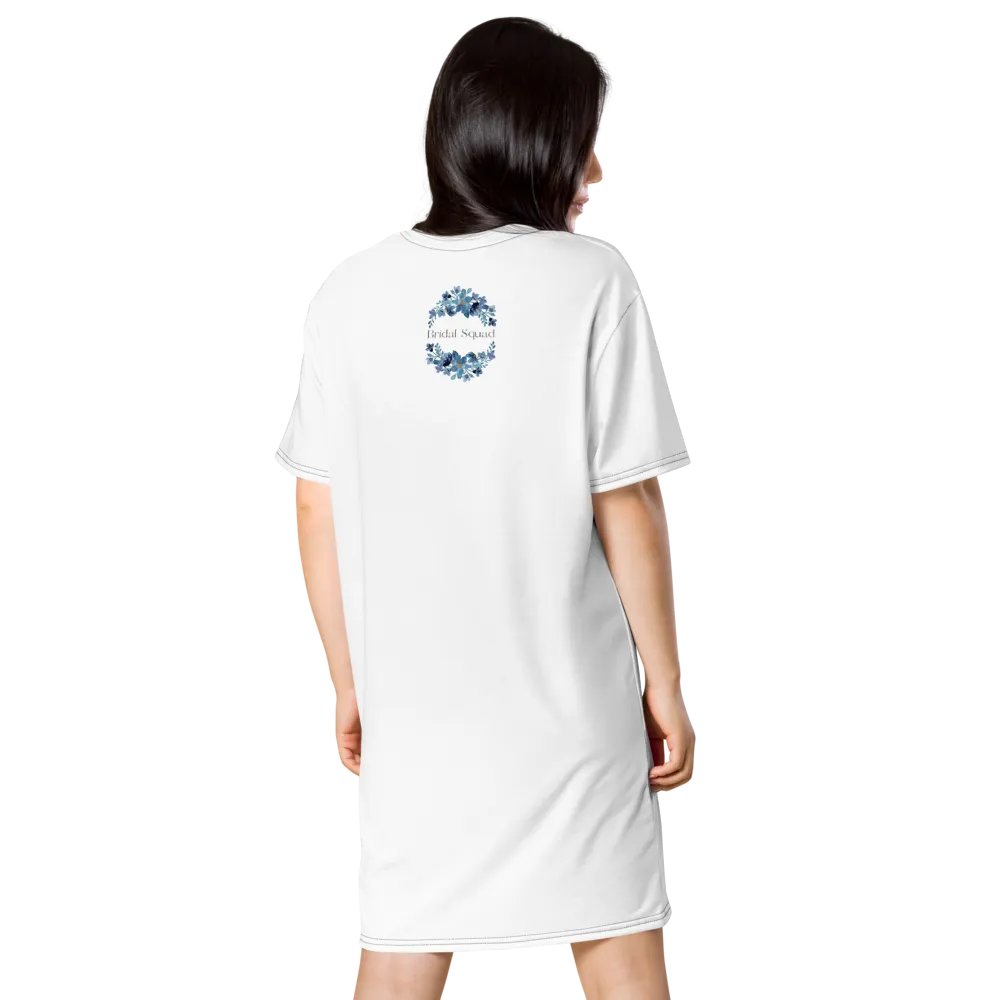 Bridal Squad T-Shirt 009 Blue Logo Dress product image (4)