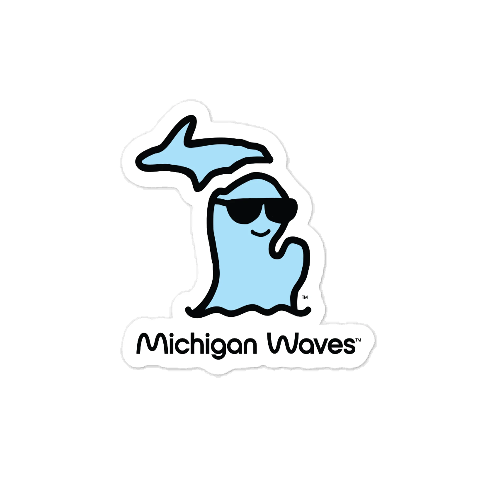 Michigan Waves™ Sticker product image (1)