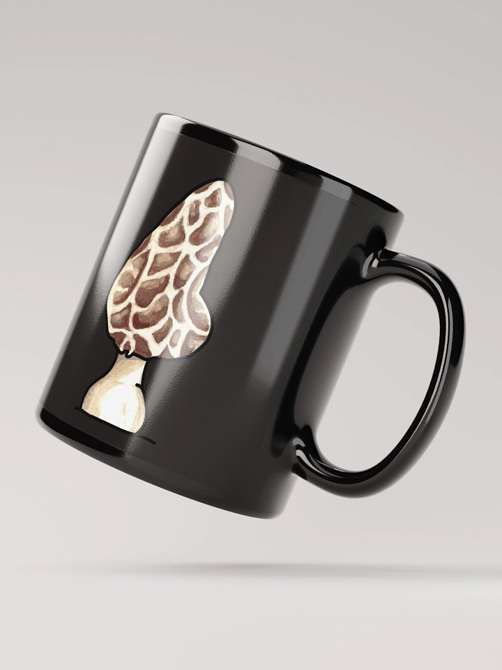 Linus's Morel Mug ~ Black product image (2)