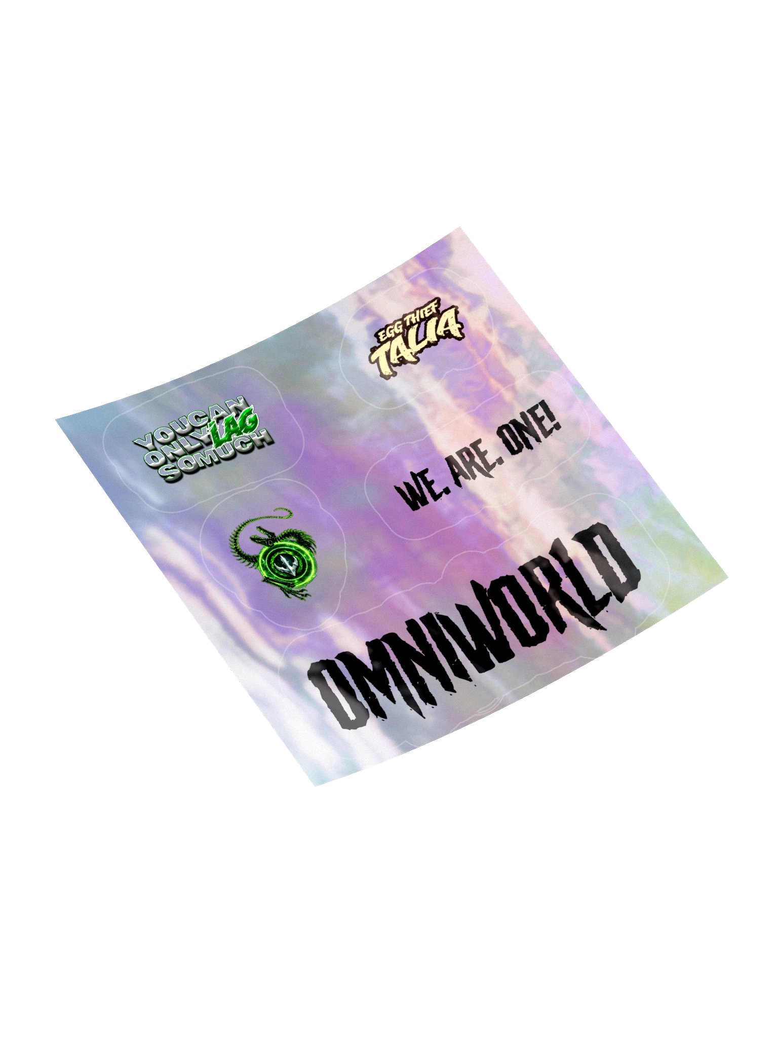 OMNIWORLD Holographic Kiss-Cut Sticker Sheet product image (10)