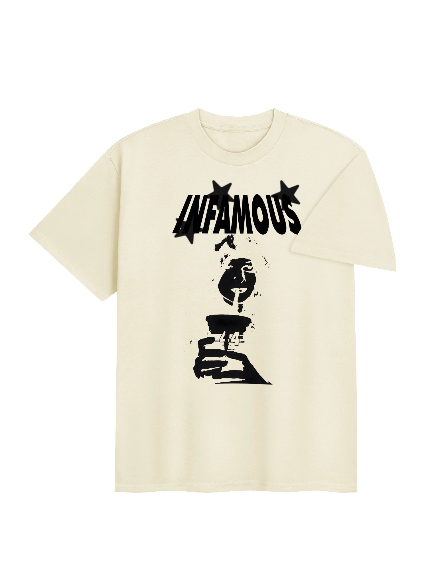 INFAMOUS STAR TEE CREAM product image (4)