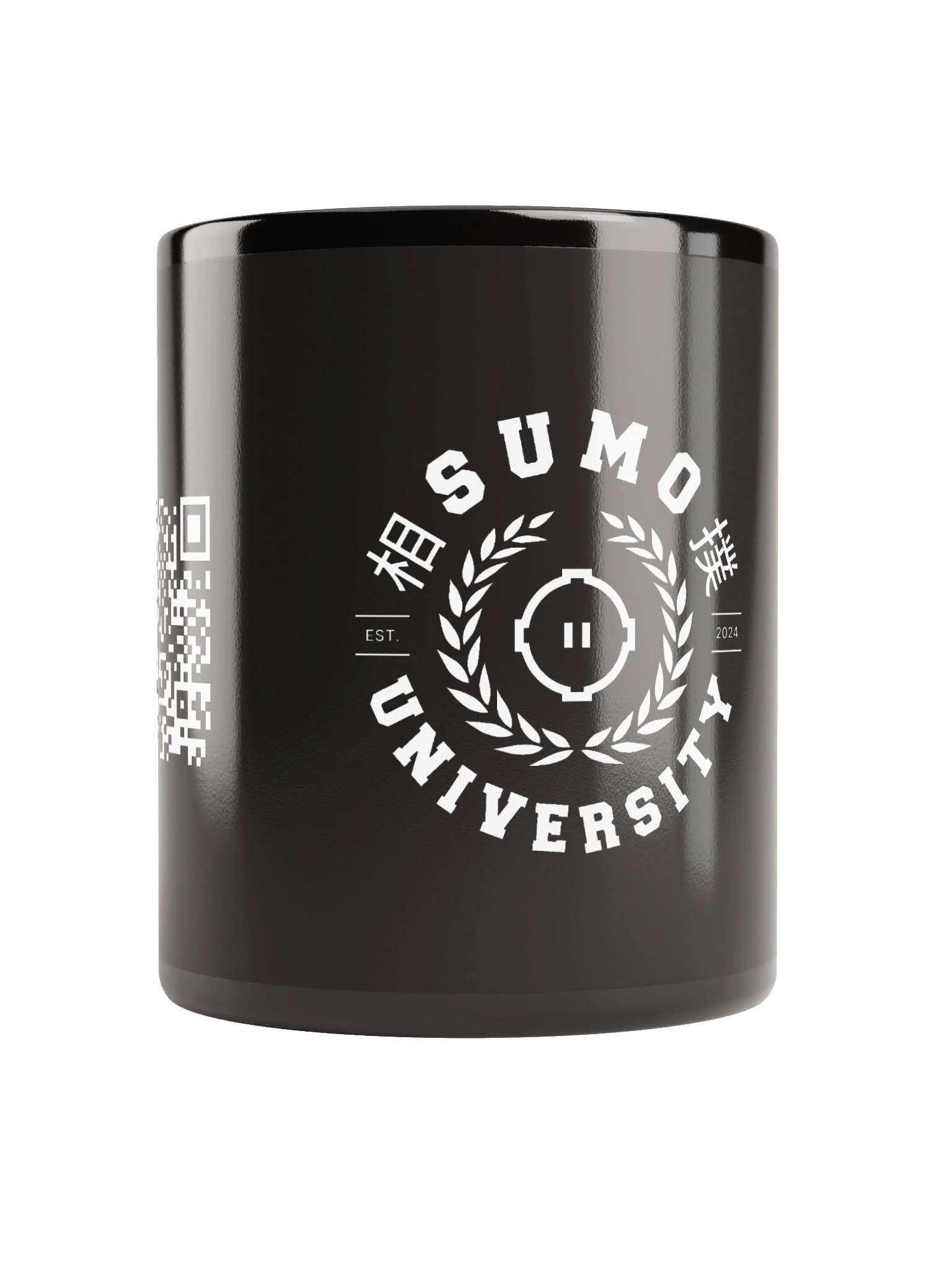 Sumo U [Logos] White Txt Black Mug 2025 product image (5)