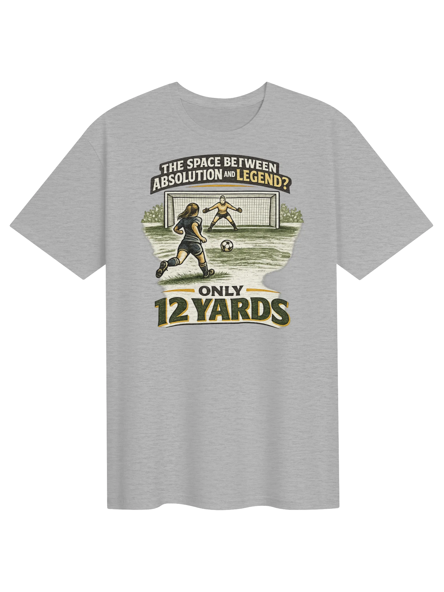 Only 12 Yards Soccer Goalkeeper Tee product image (1)