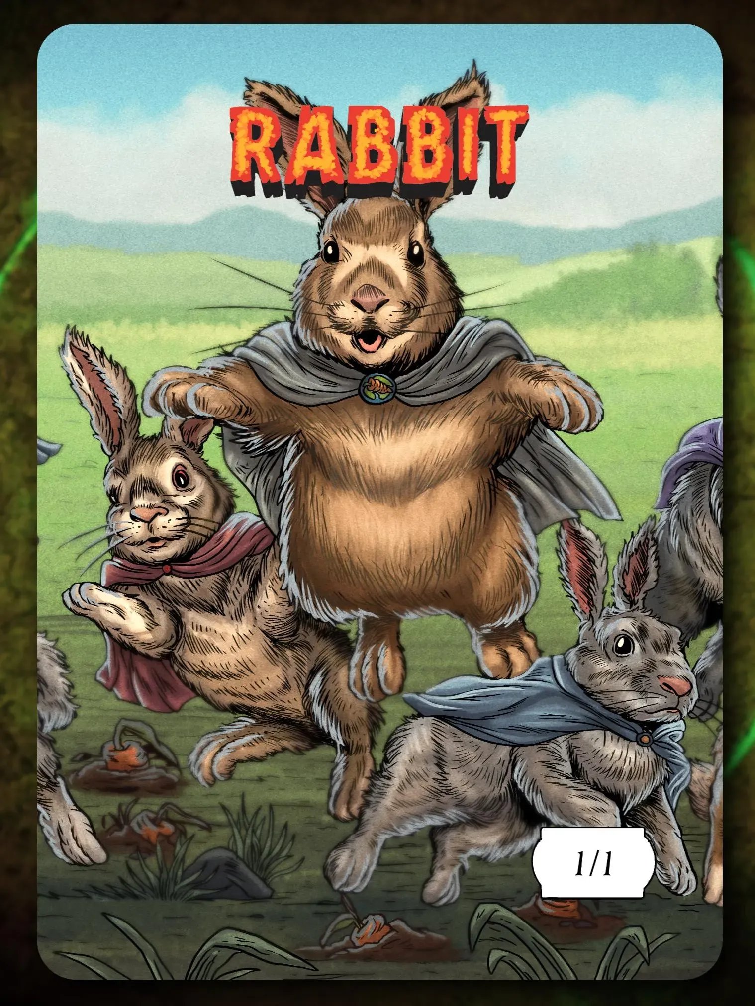 Rabbit 1/1 Full Art Token product image (1)