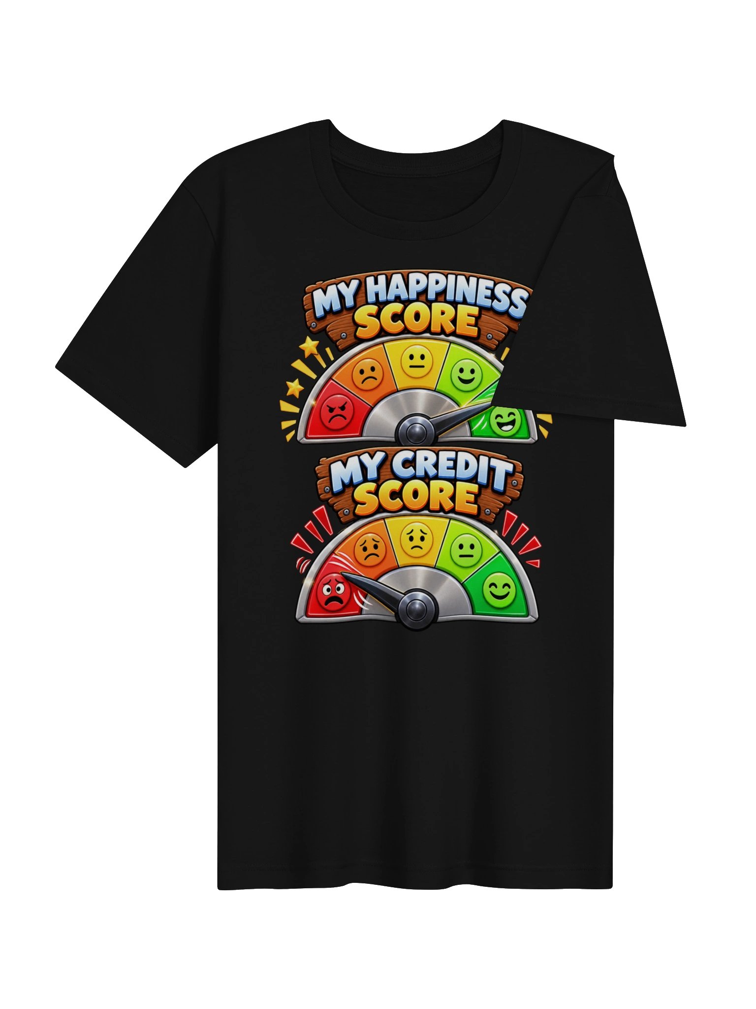 My Happiness Score vs My Credit Score – Adulting Humor product image (8)