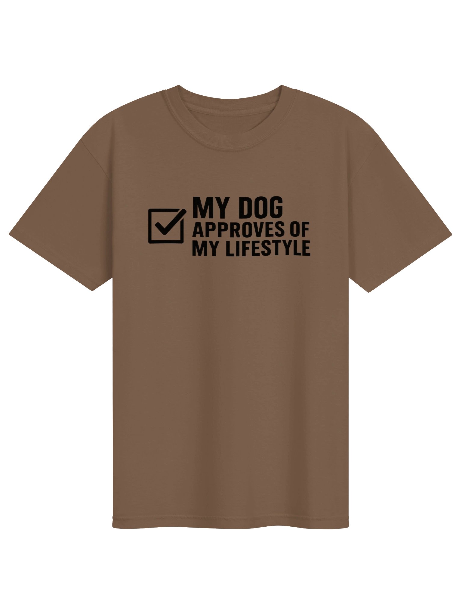 My Dog Approves of My Lifestyle Men’s T-Shirt product image (2)