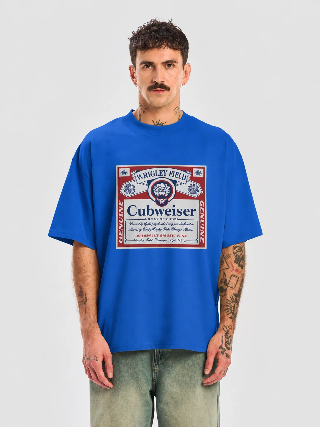 George Kittle Wrigley Field Cubweiser Graphic Fan Shirt product image (1)
