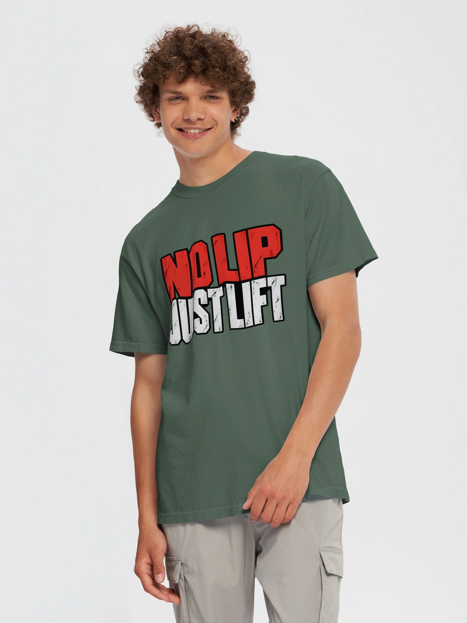 NOLIP Just Lift Distressed Gym Tee product image (41)