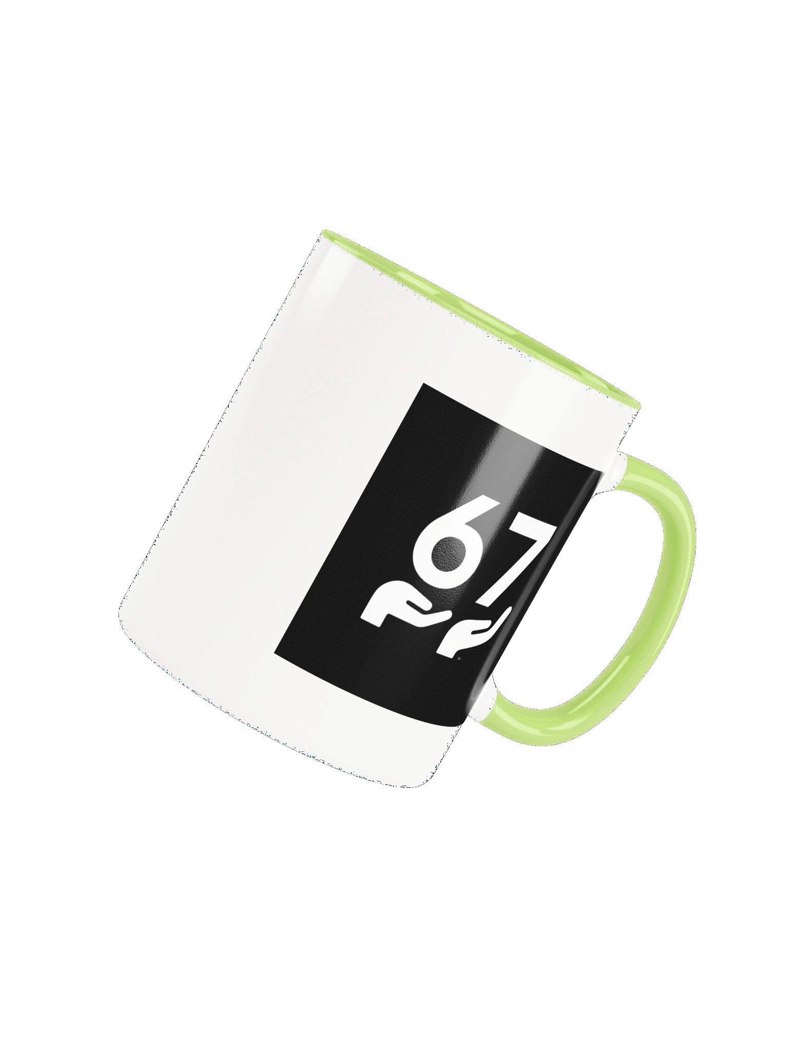 6 7 Meme Mug With Color Inside - Ceramic product image (4)