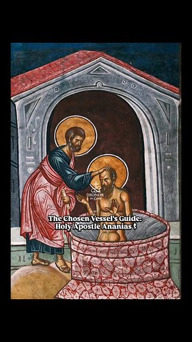 The Chosen Vessel's Guide: Holy Apostle Ananias ☦︎

​One of the Seventy. He was bishop of Damascus. According to a divine rev...