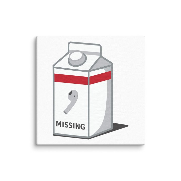 Missing Earbud Canvas Print product image (12)