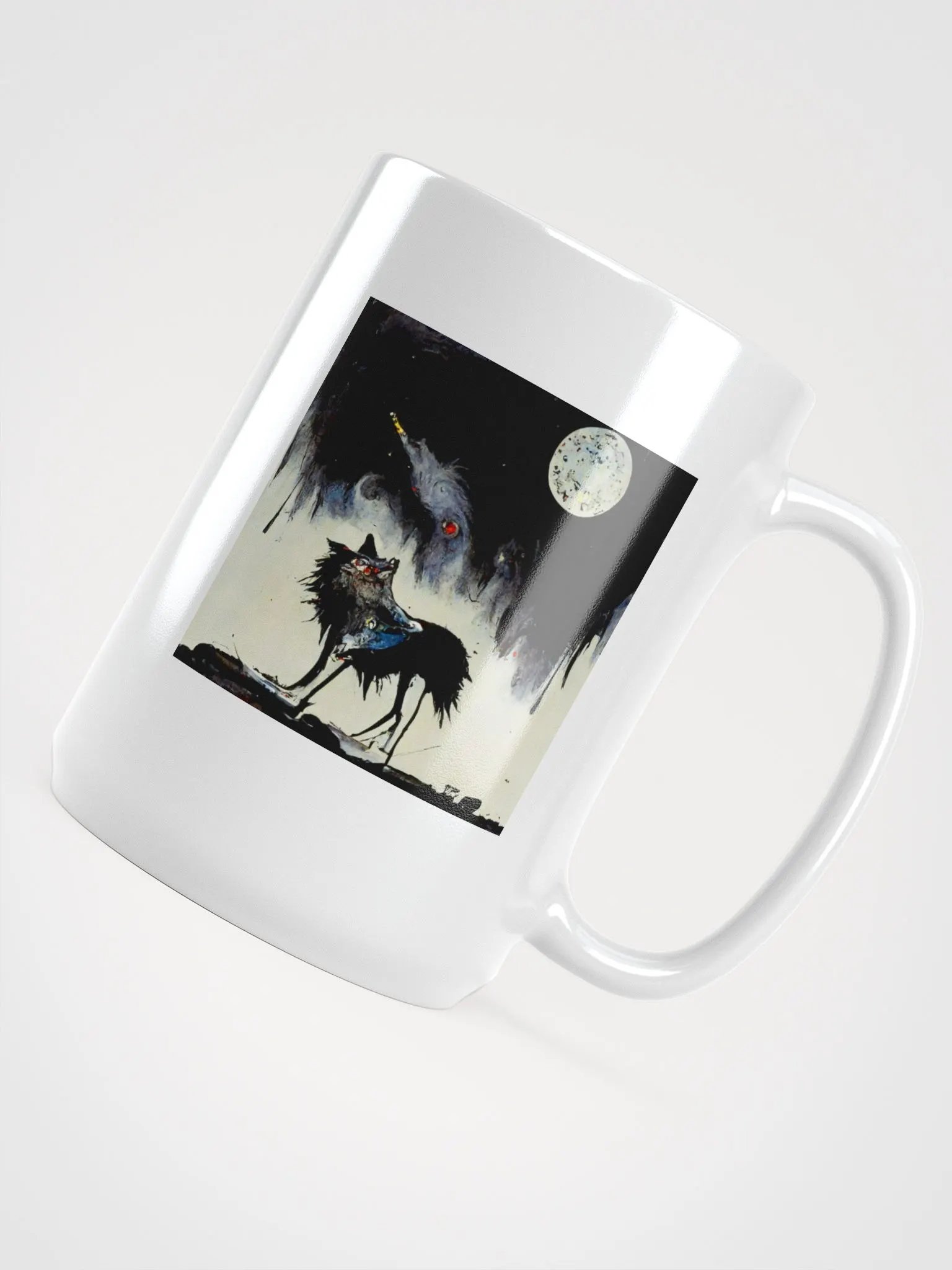 Howling Wolf Moon Mug product image (4)