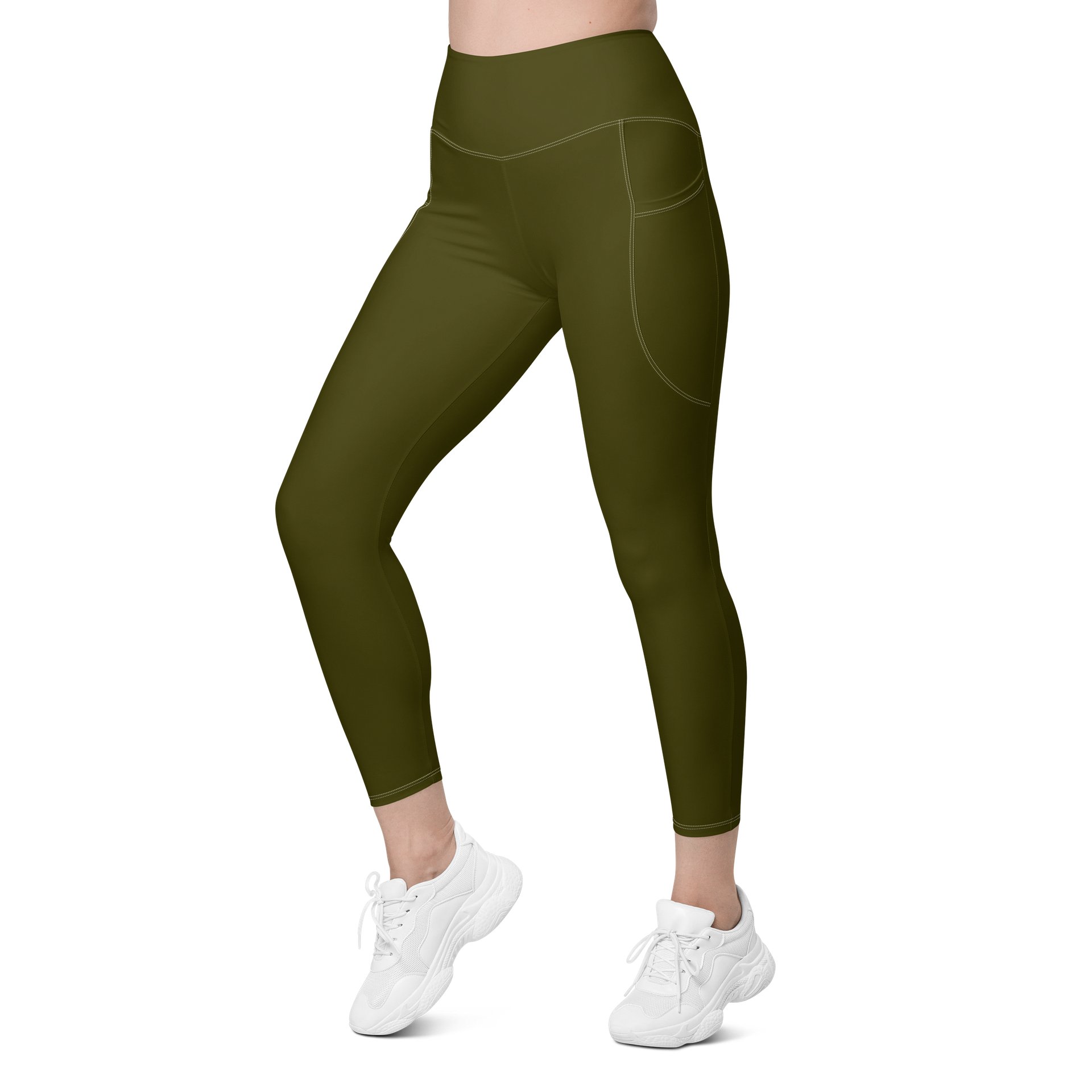 Green Leggings with Pockets product image (3)