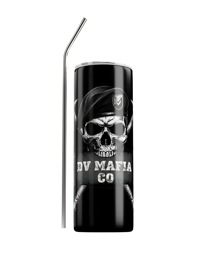 DV Mafia Co. "Quiet Professional" Black Tumbler. product image (1)