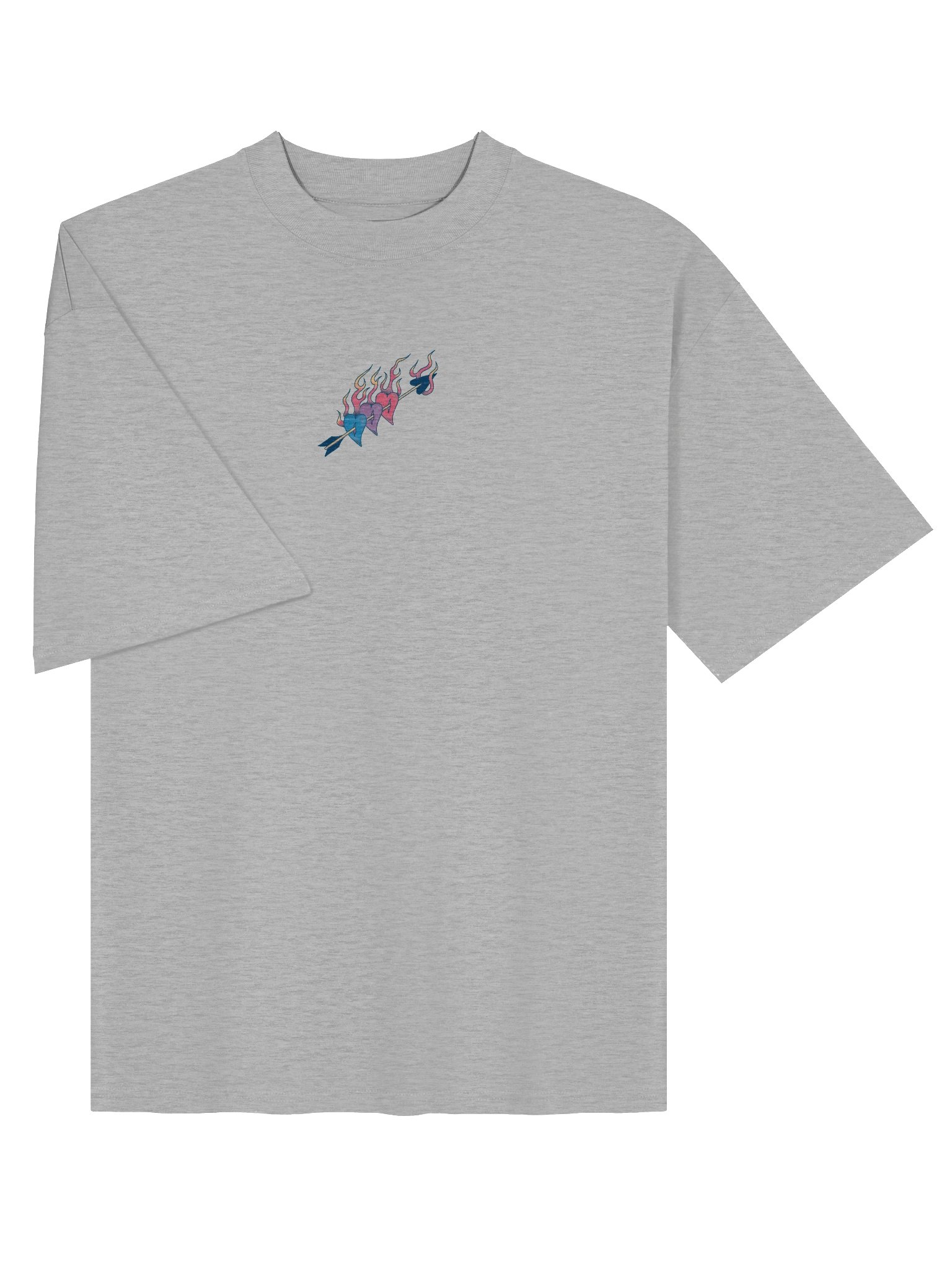 Bisexual Pride Hearts Boxy Tee product image (3)