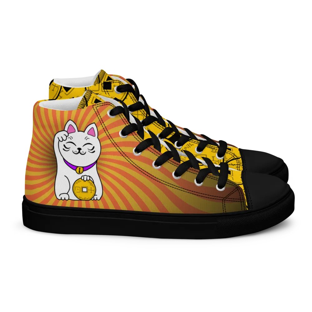 Maneki neko womans high tops product image (3)