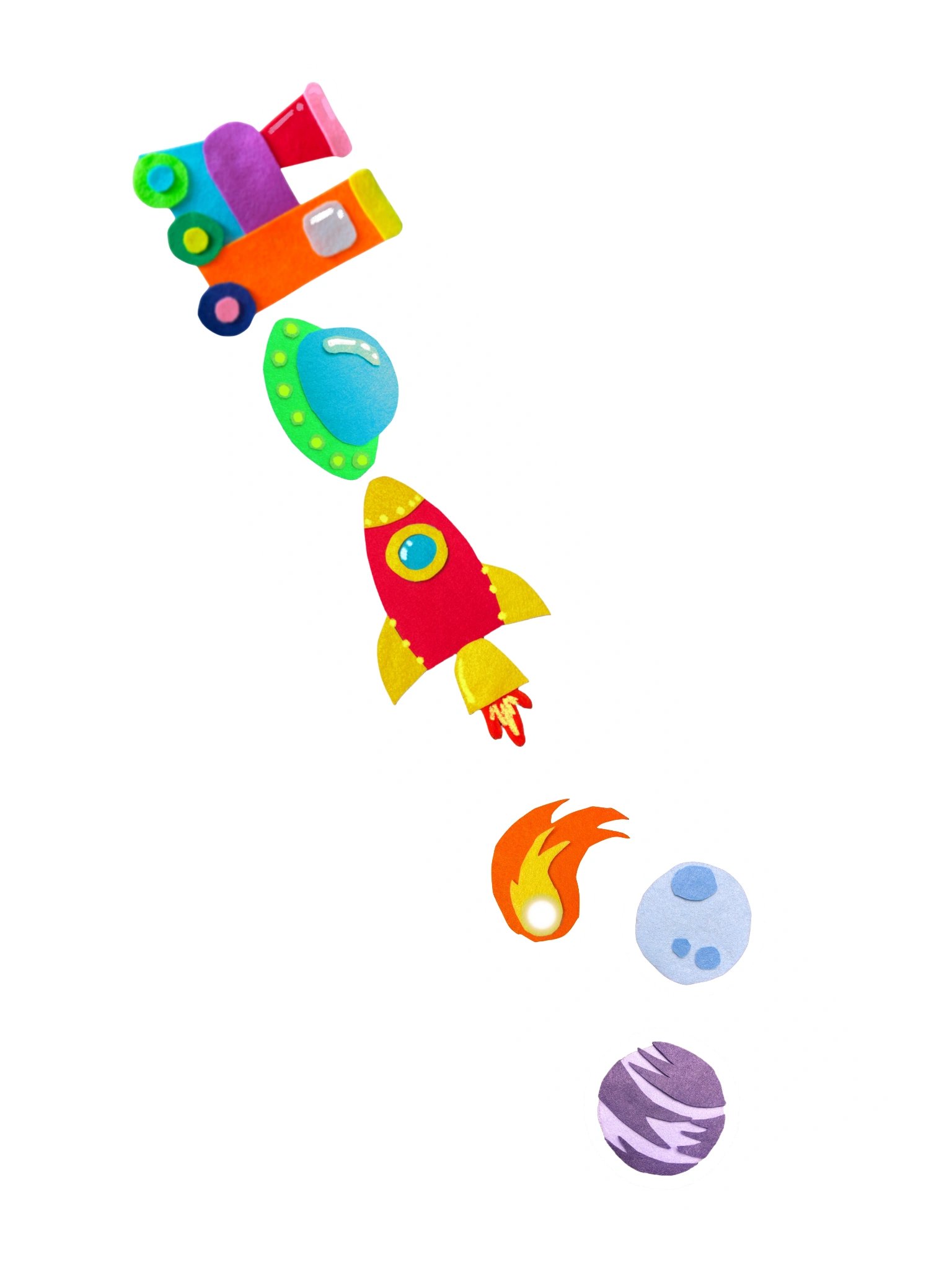 Space Train Stickers product image (2)