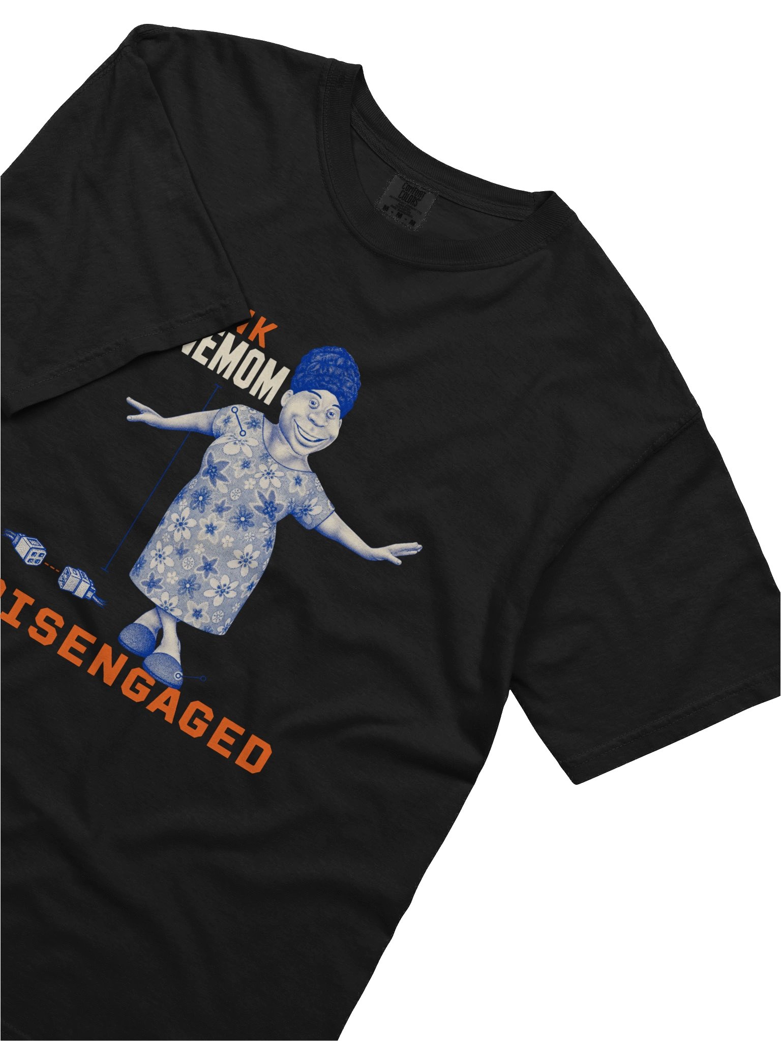 Drunk Wine Mom Disengaged Heavyweight Tee v2 product image (11)