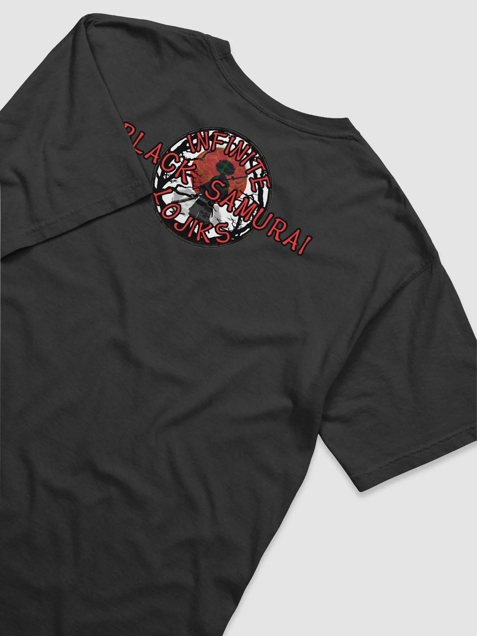Black Samurai Tee Red V6 product image (11)