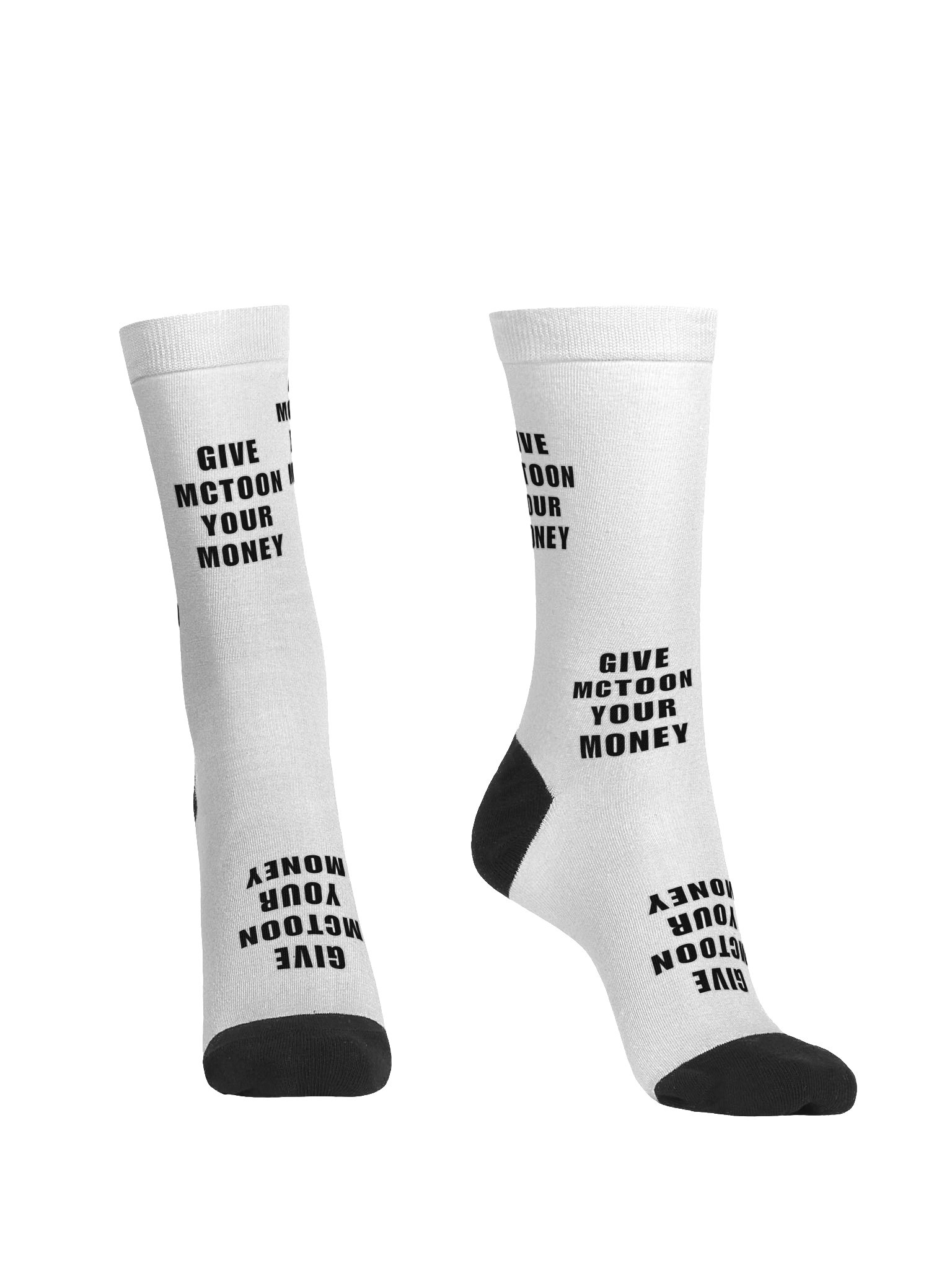 MC TOON FINANCIAL ADVICE SOCKS product image (2)