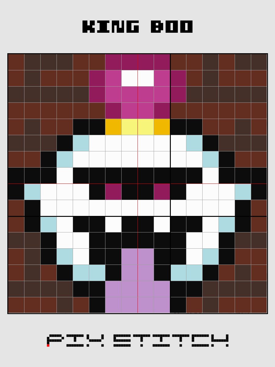 King Boo Pixel Art product image (2)