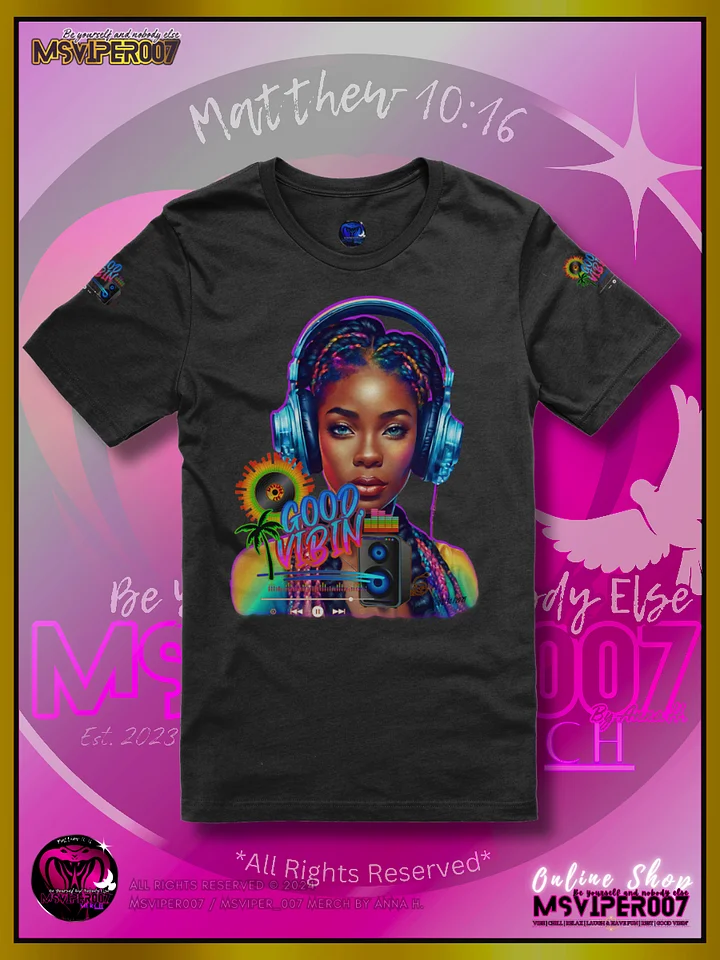 T-Shirt - MsViper007's "Good Vibin' [spectrum - V2]" Cozy Womens T-Shirt By Anna H. product image (1)